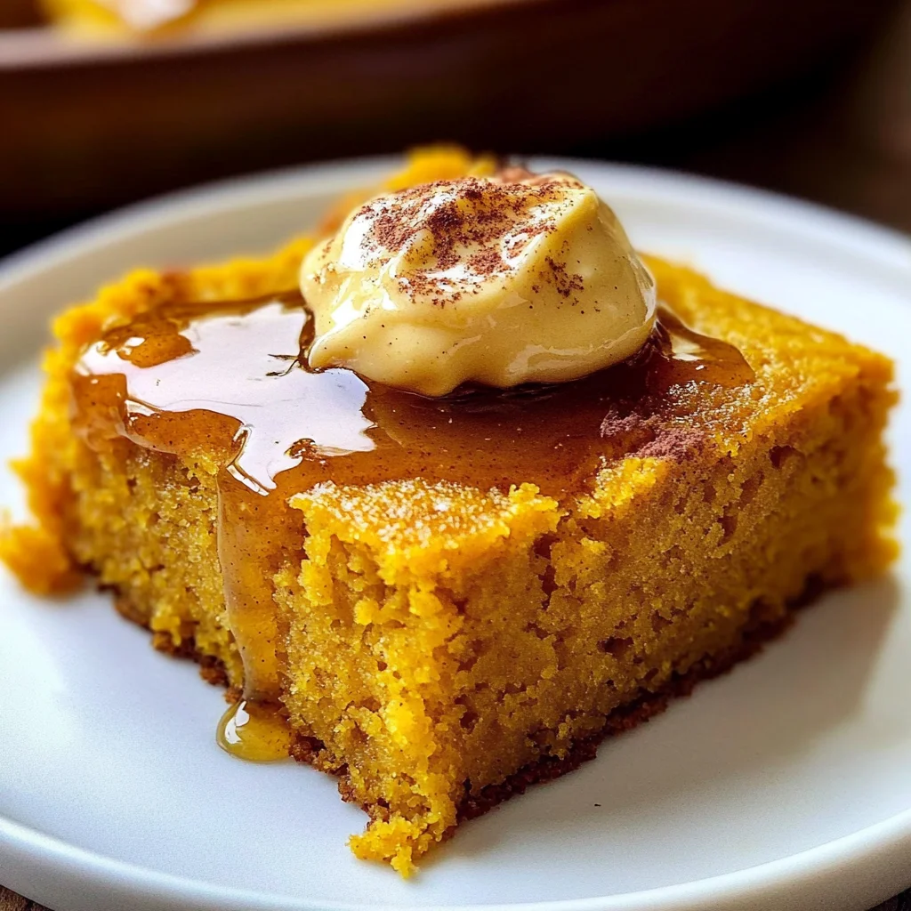 Pumpkin Cornbread with Cinnamon Honey Butter