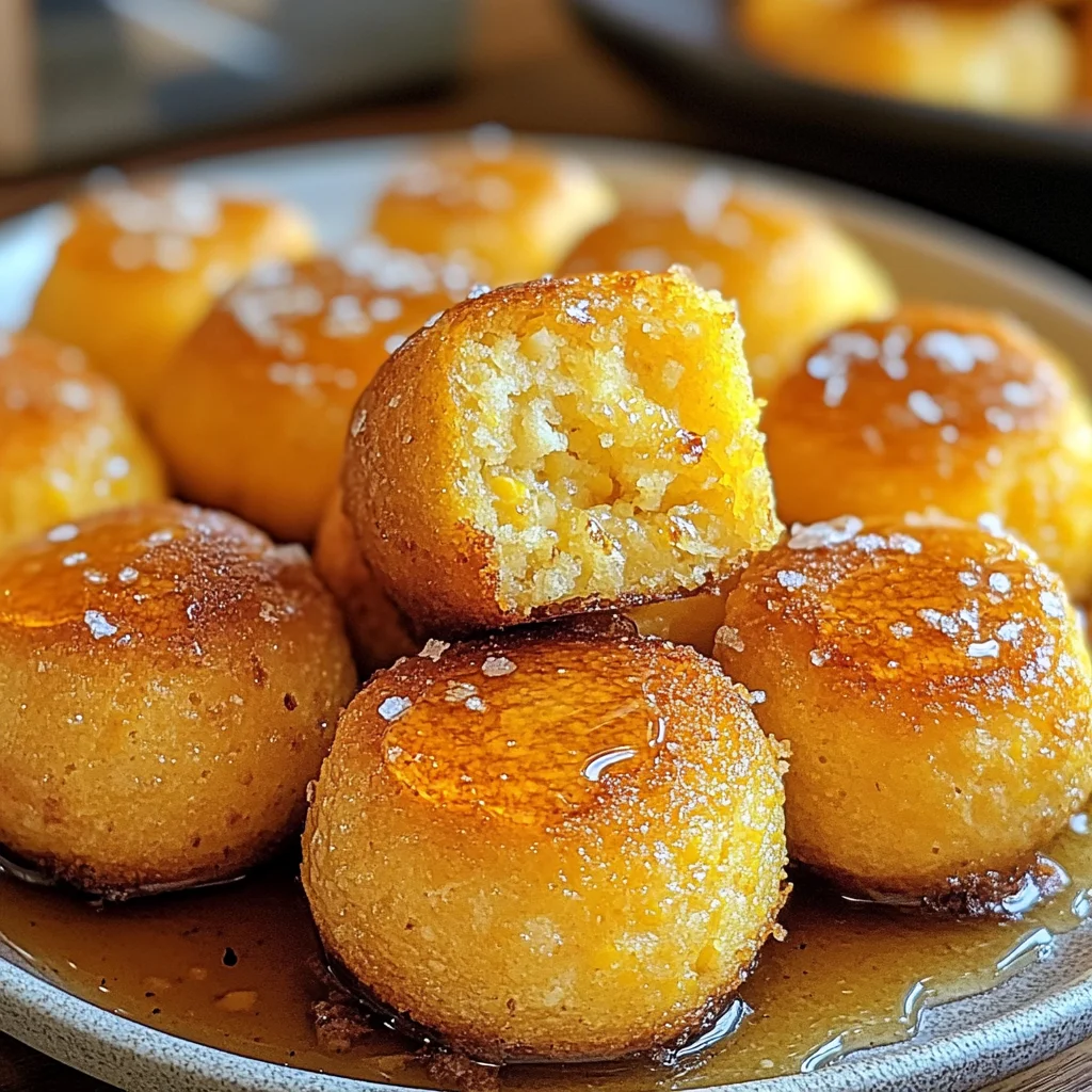Southern-Style Honey Butter Cornbread Poppers