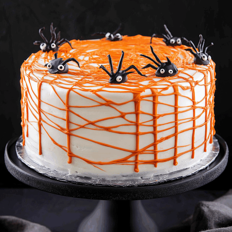 Spiderweb Cake