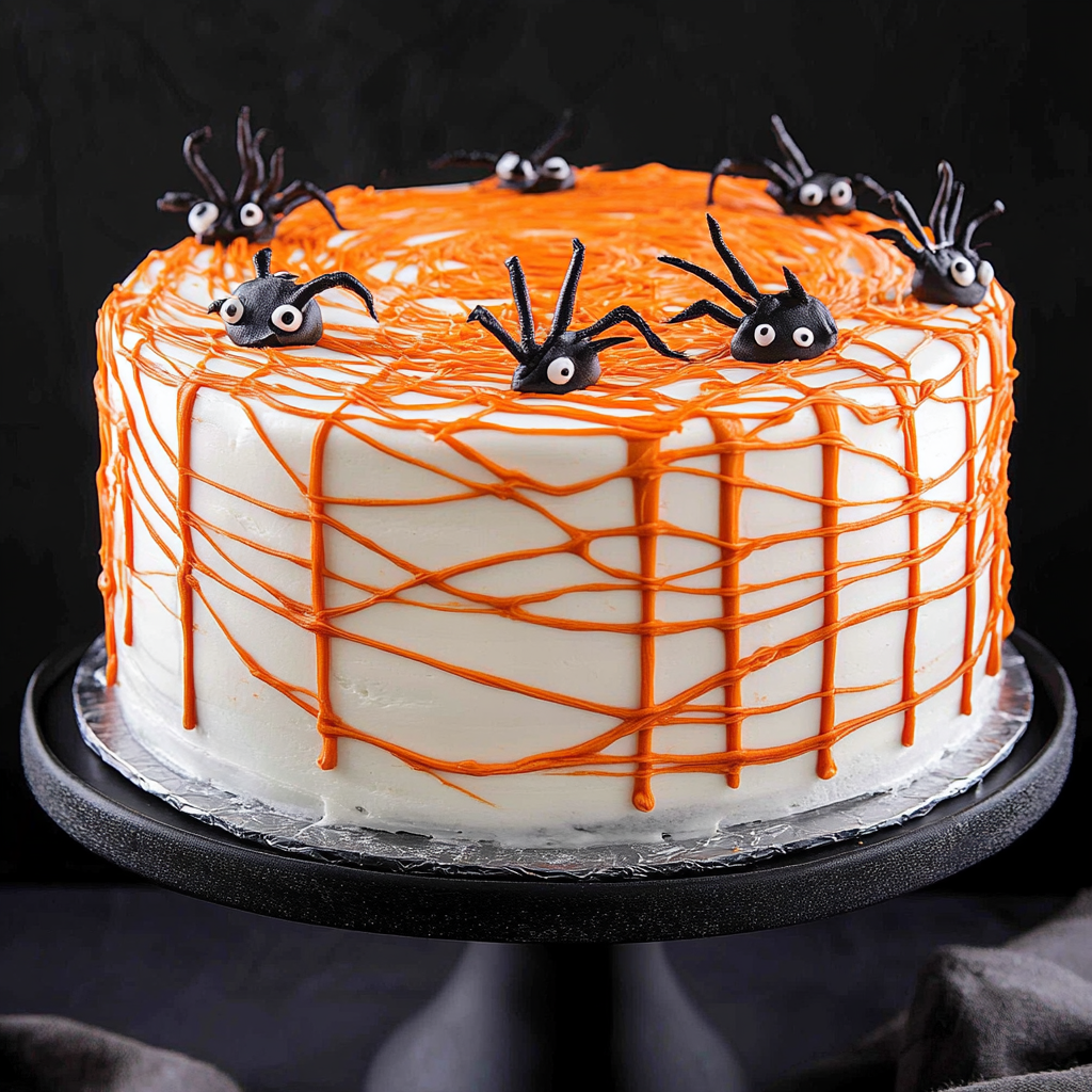 Spiderweb Cake