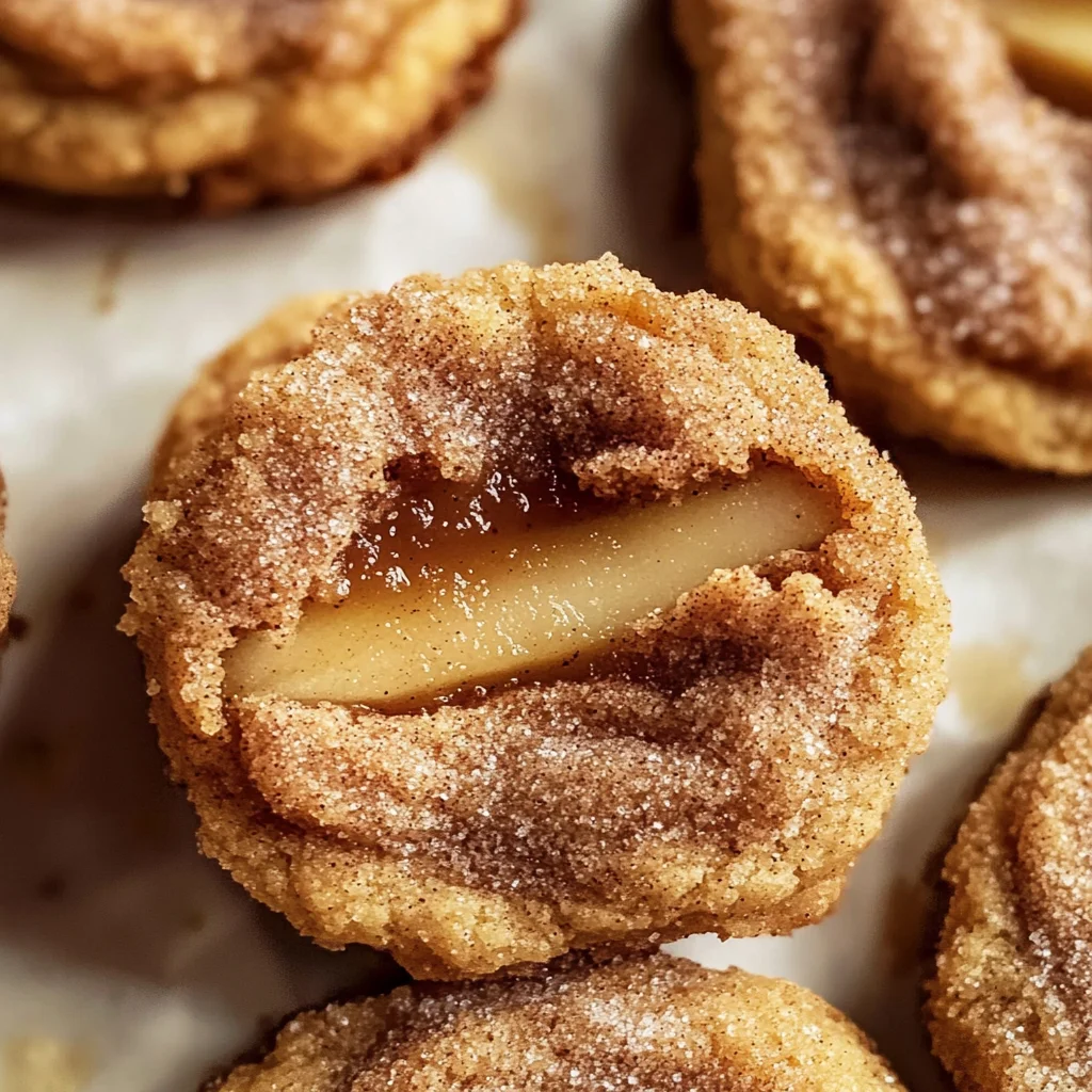 Apple Butter Snickerdoodle Cookies