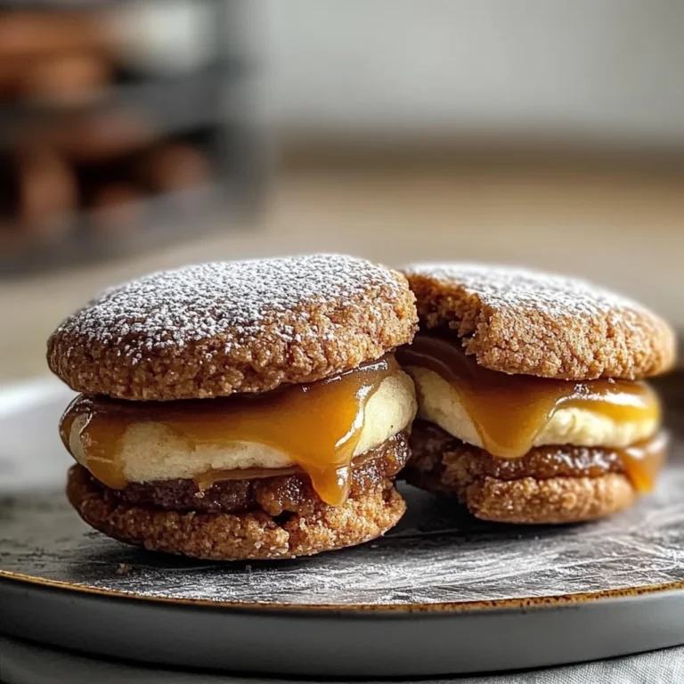 Apple Cider Whoopie Pie Cookies with Caramel