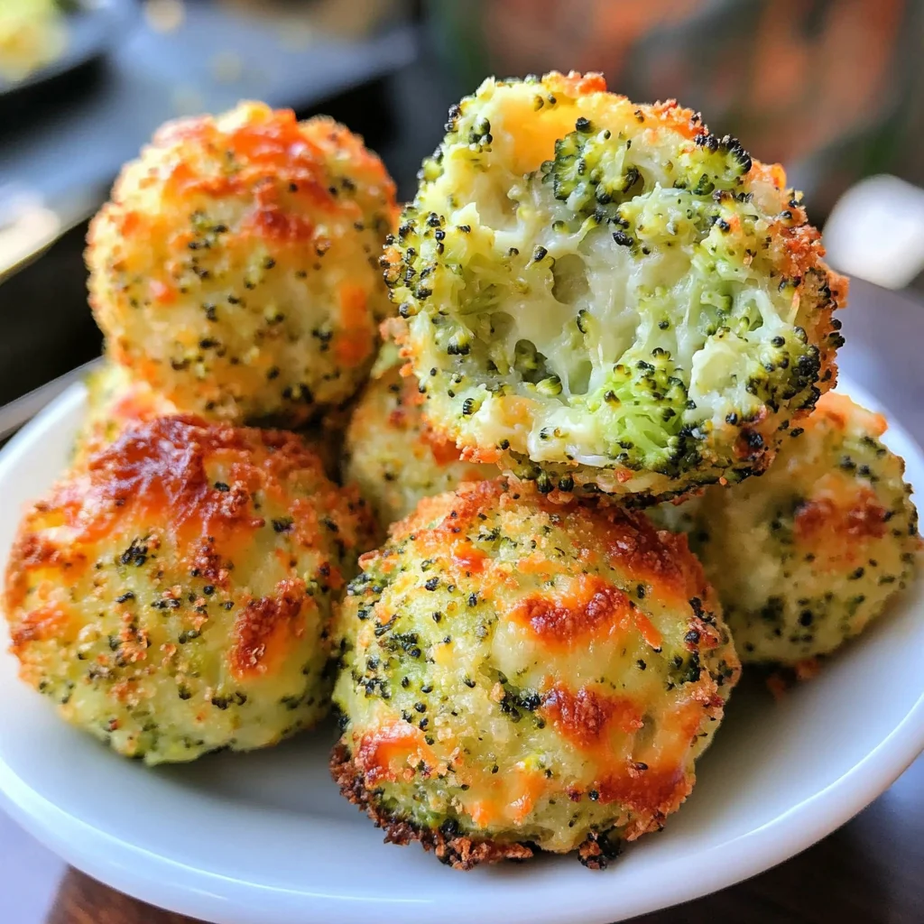 Baked Broccoli Cheese Balls