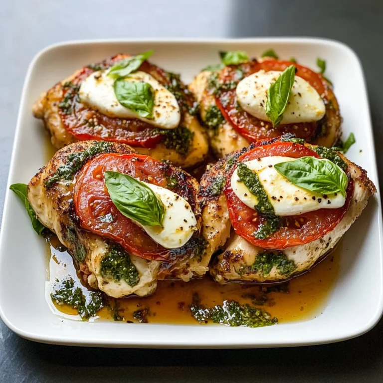 Caprese Stuffed Chicken