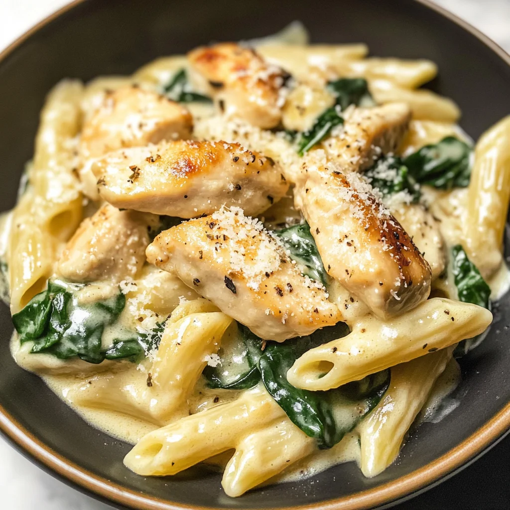 Chicken Spinach Penne