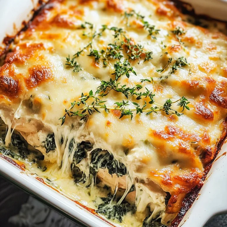 Chicken and Spinach Casserole with Cream Cheese