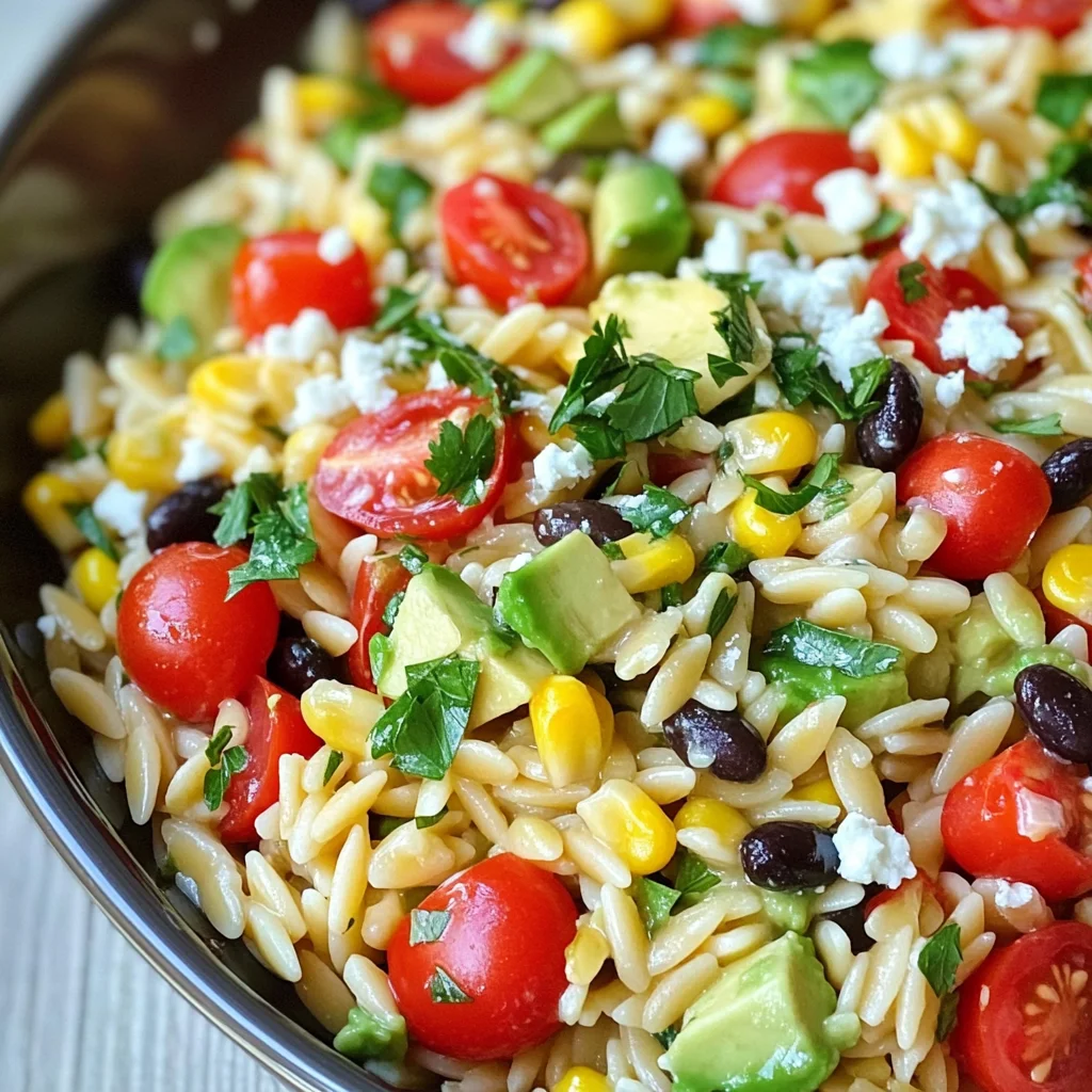Cowboy Orzo Salad