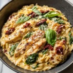 Creamy Tuscan Chicken Orzo
