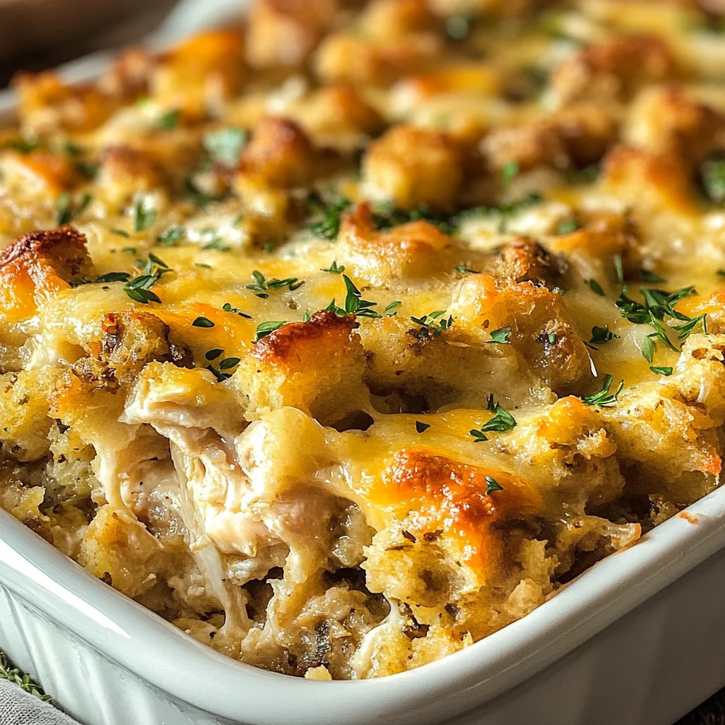 Dolly's Chicken and Stuffing Casserole