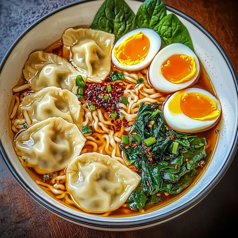 Dumpling Ramen Bowl