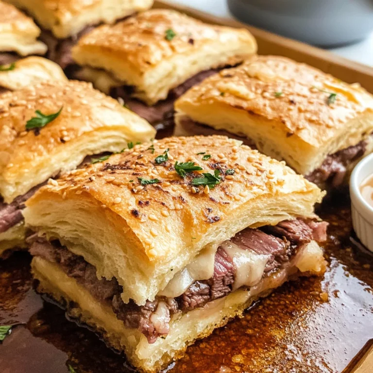 French Dip Squares