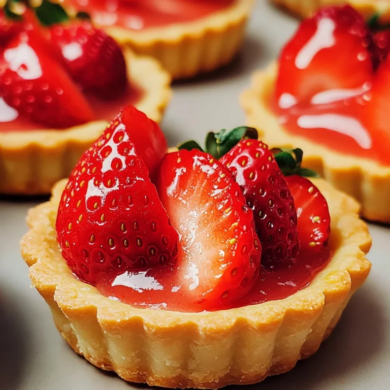 Fresh and Delicious Strawberry Tartlets Recipe