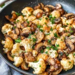 Garlic Cauliflower Mushroom Skillet: Quick & Delicious Dish