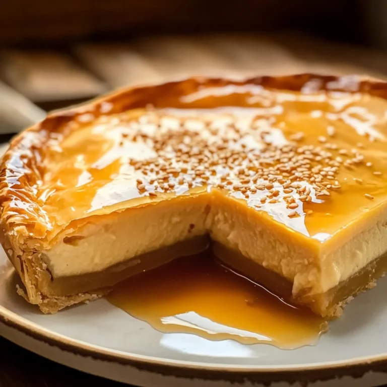 Golden Greek Honey Pie (Melopita)