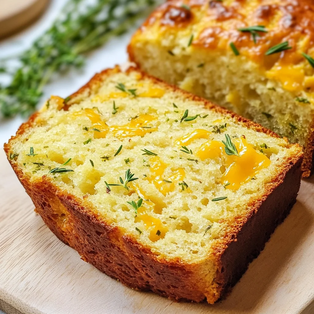 Herb & Cheese Quick Bread