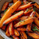 Honey Balsamic Roasted Carrots