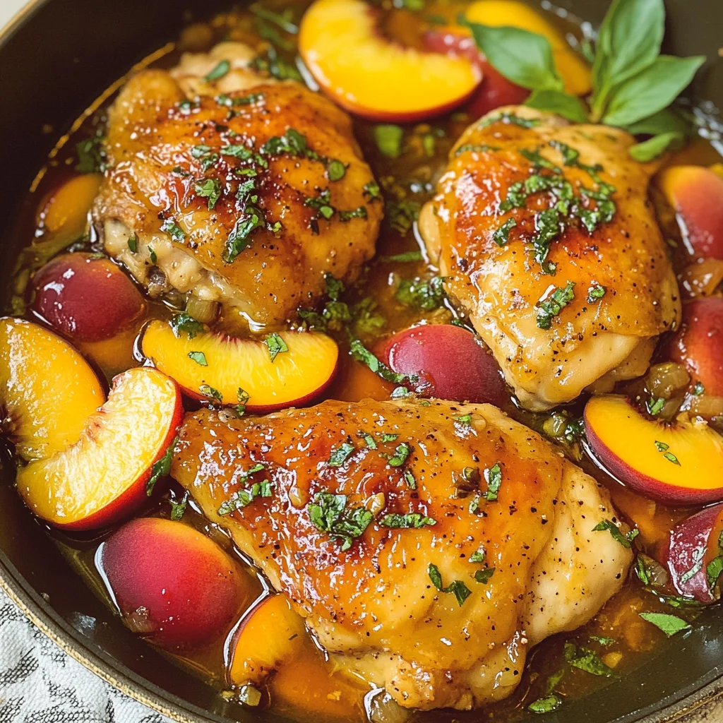 Honey Butter Peach Chicken
