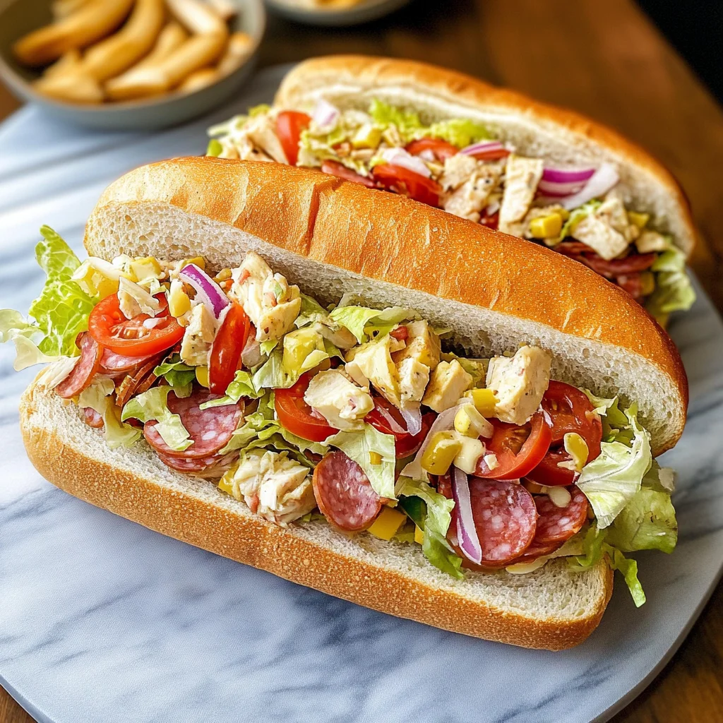 Italian Grinder Salad Sandwich (TikTok Viral Recipe)