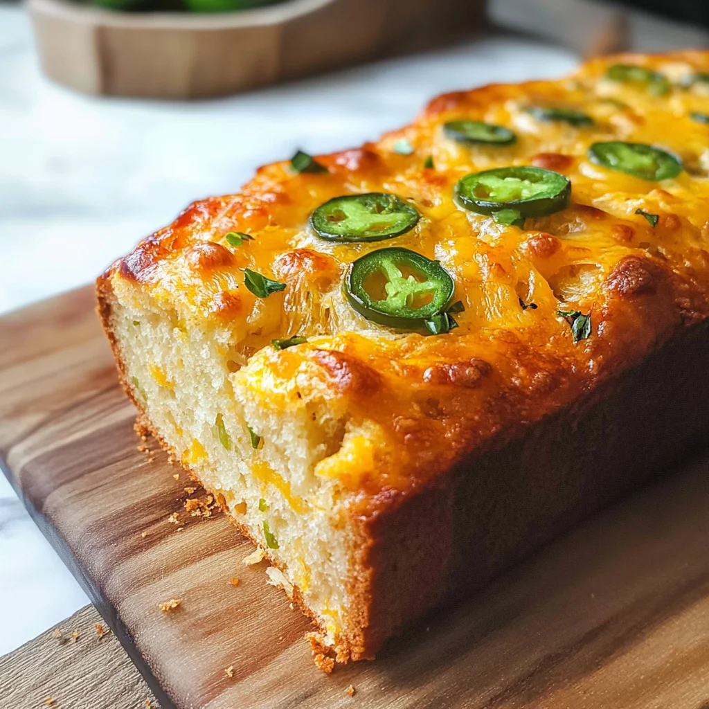 Jalapeno Cheddar Beer Bread