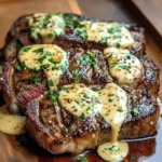 Juicy Steak with Creamy Garlic Sauce