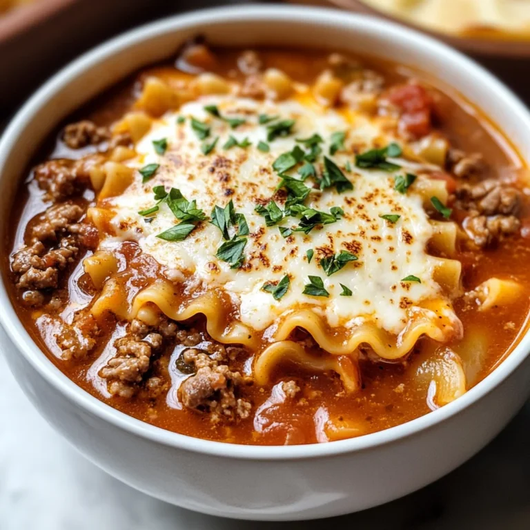 Lasagna Soup