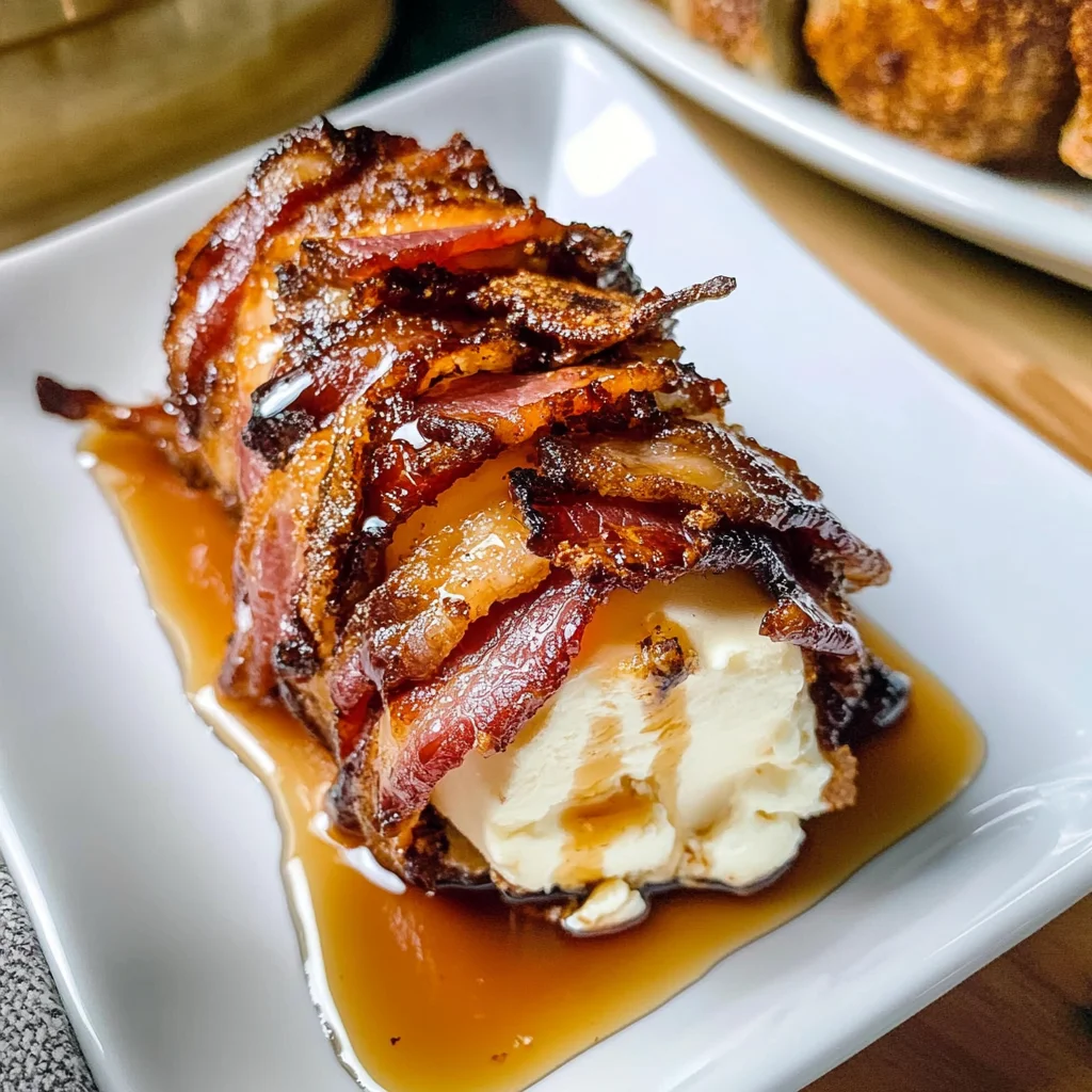 Million Dollar Bacon Goat Cheese Appetizer Log