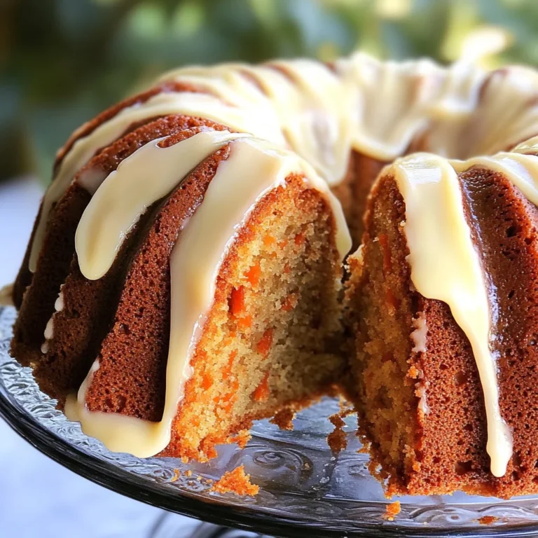 Moist Carrot Bundt Cake