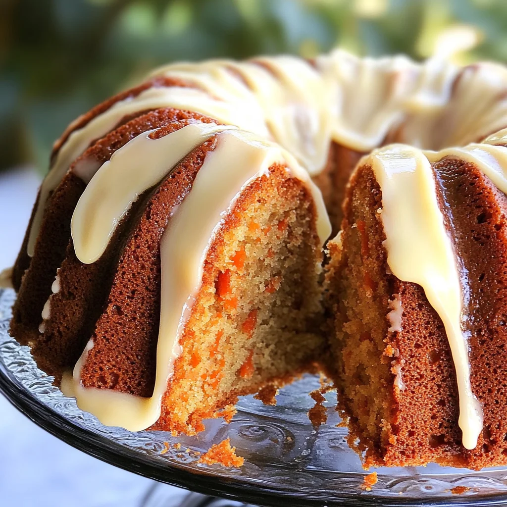 Moist Carrot Bundt Cake