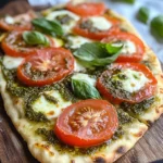 Pesto Flatbread Pizza