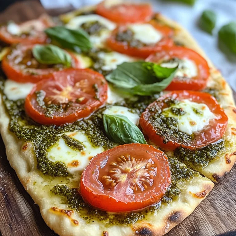 Pesto Flatbread Pizza