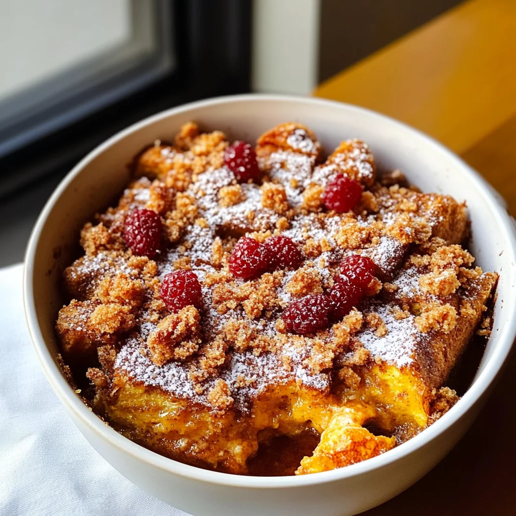 Pumpkin French Toast Casserole