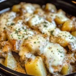 Slow Cooker Garlic Parmesan Chicken and Potatoes