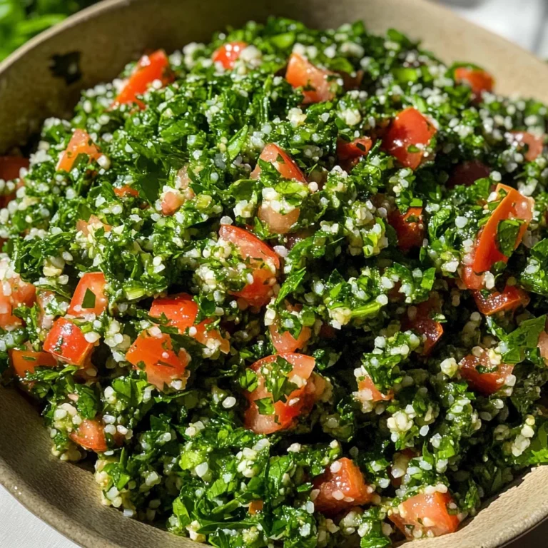 Tabouli Salad Recipe (Tabbouleh)