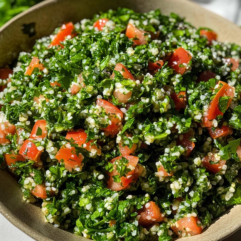 Tabouli Salad Recipe (Tabbouleh)