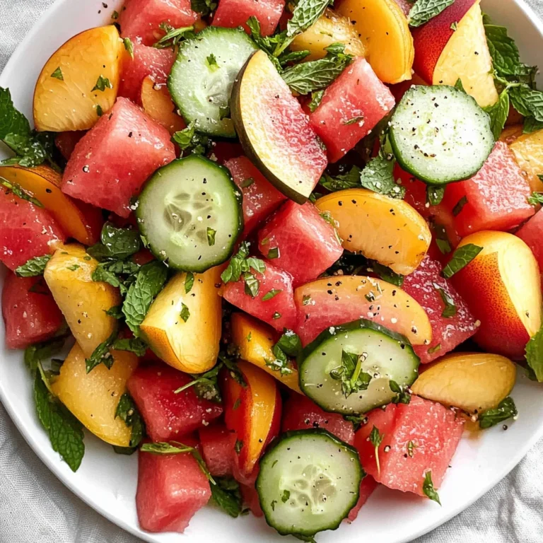 The Peach Watermelon Salad That Tastes Like Summer