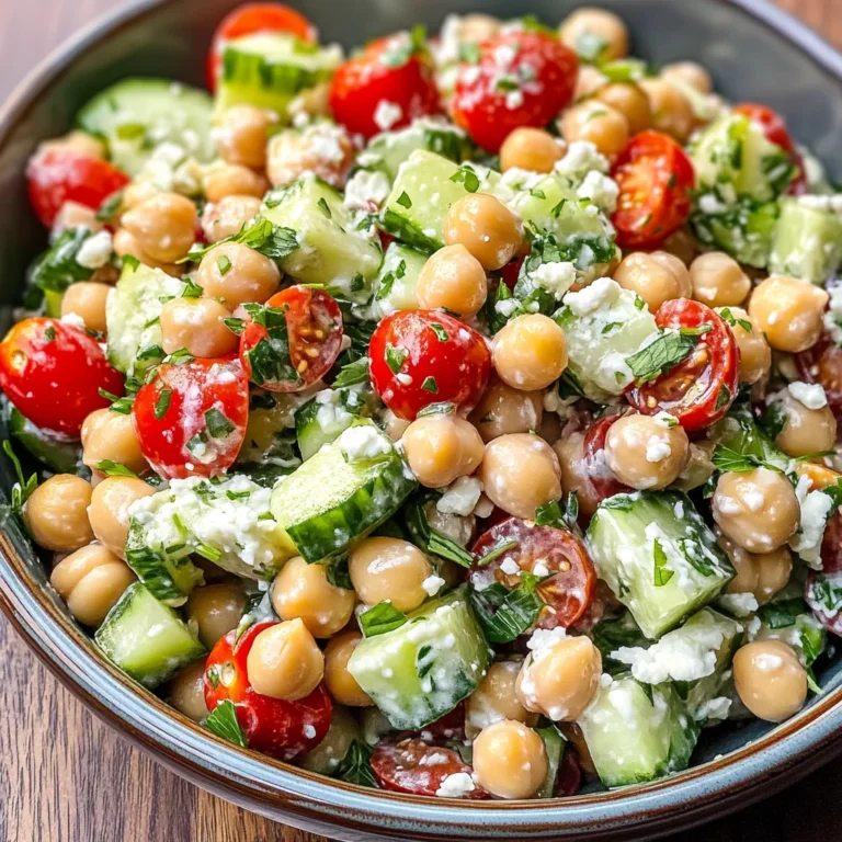 Tzatziki Chickpea Salad