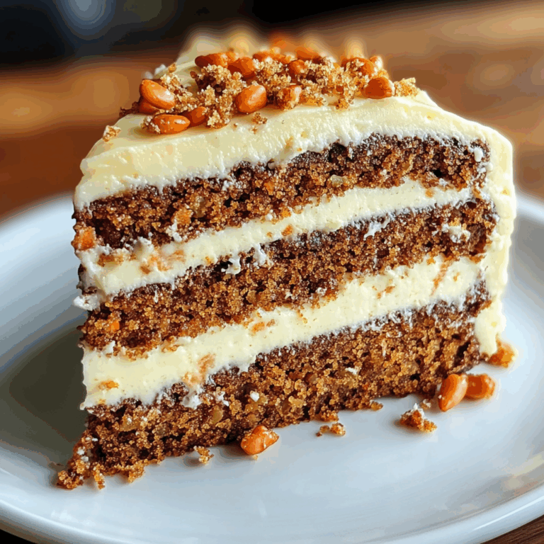 Honeybun Carrot Cake with Cheesecake Filling