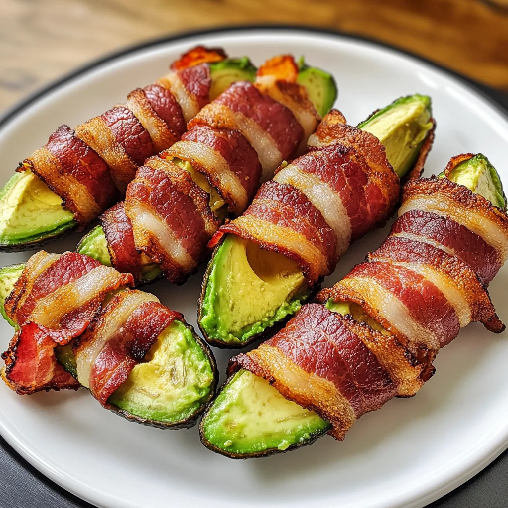 Bacon Wrapped Avocado Fries
