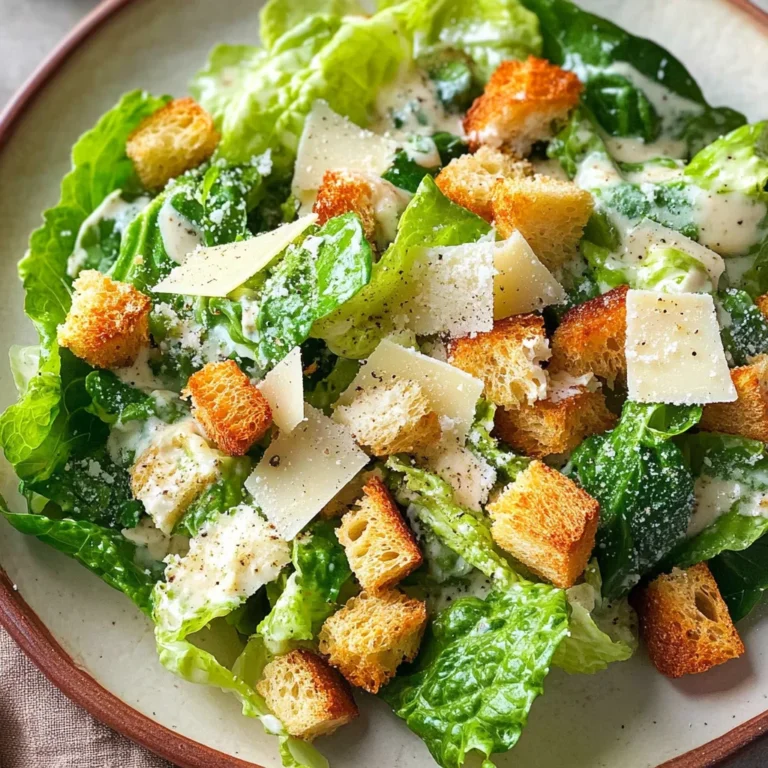 Best Caesar Salad Recipe with Salad Dressing from Scratch