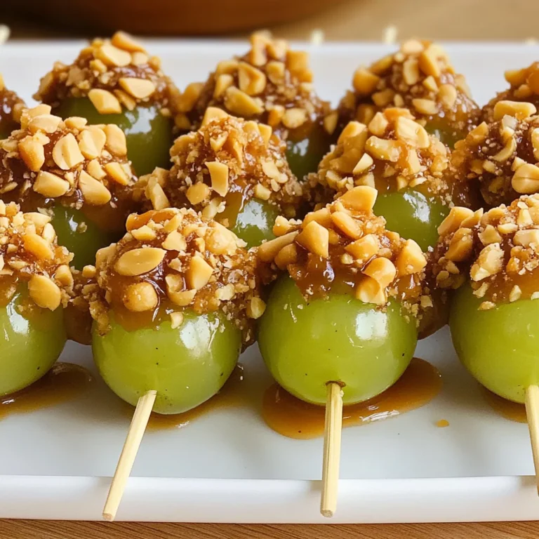 Caramel Apple Grapes