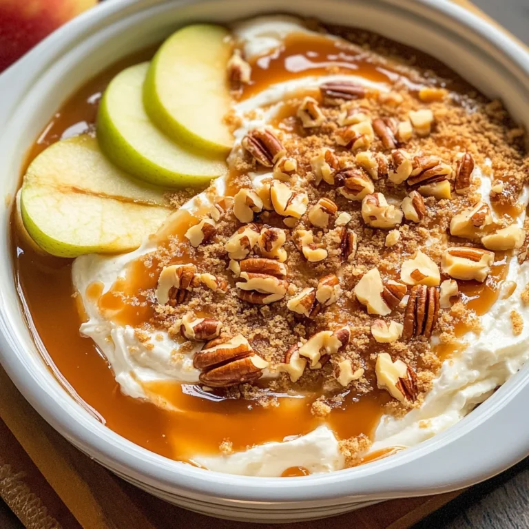 Caramel apple cheesecake dip recipe