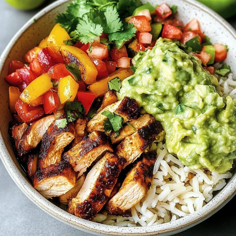 Chicken Fajita Burrito Bowl