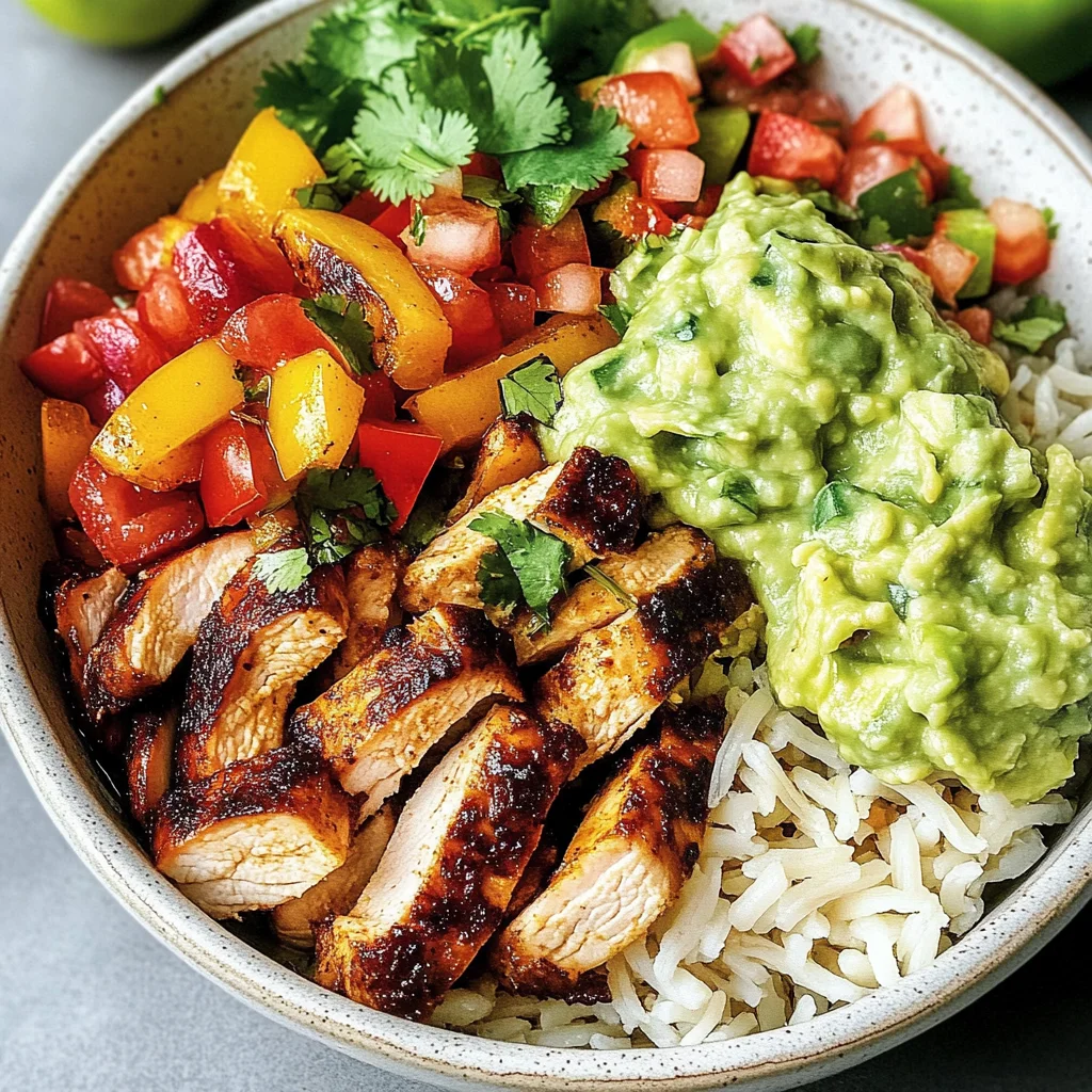 Chicken Fajita Burrito Bowl