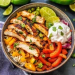 Chicken Fajita Rice Bowls