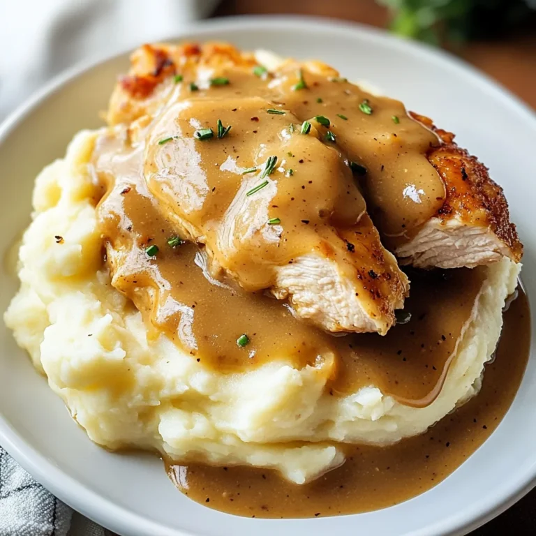Chicken and Gravy (over mashed potatoes)