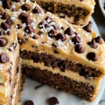 Chocolate Chip Cookie Cake Recipe with Buttercream Frosting