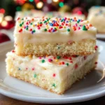 Christmas Sugar Cookie Bars