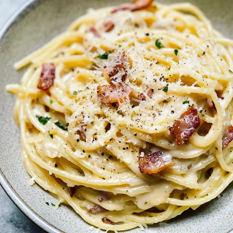 Classic Bacon Carbonara Pasta (Quick & Easy)
