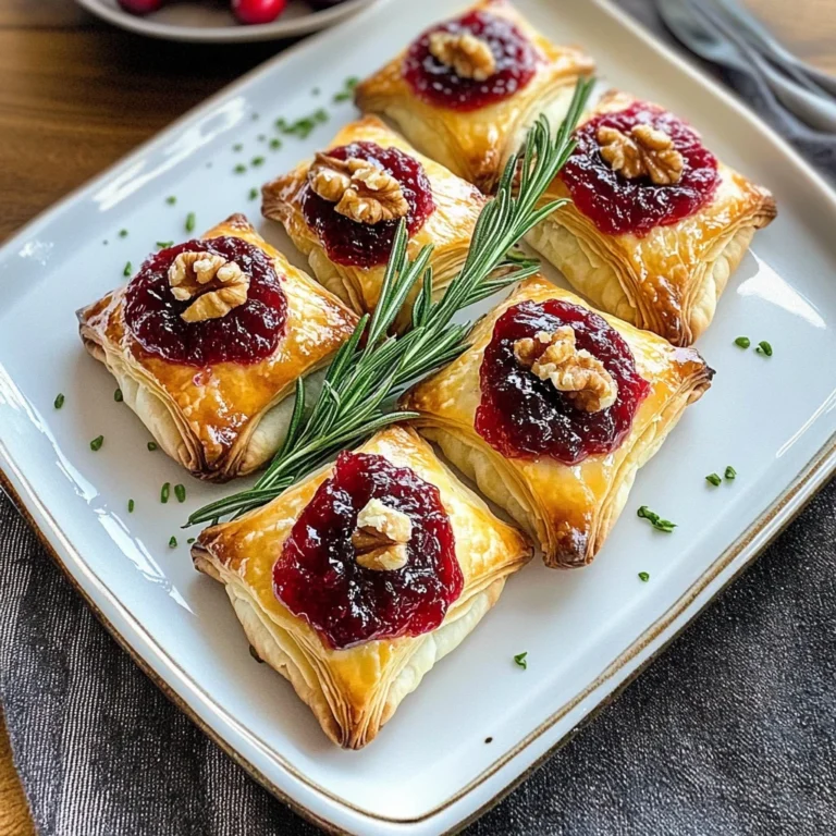 Cranberry Brie Bites