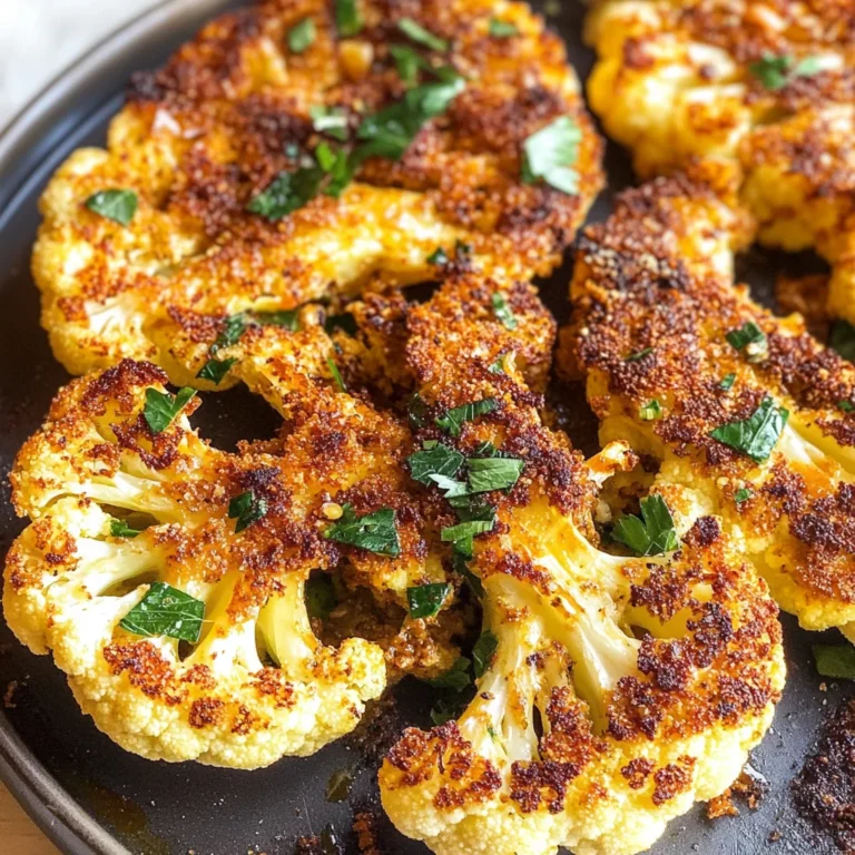 Crispy Baked Cauliflower Steaks: An Amazing Ultimate Recipe
